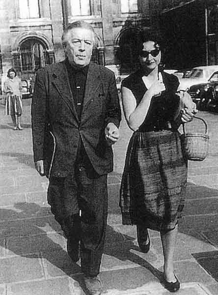 Joyce Mansour y André Breton.